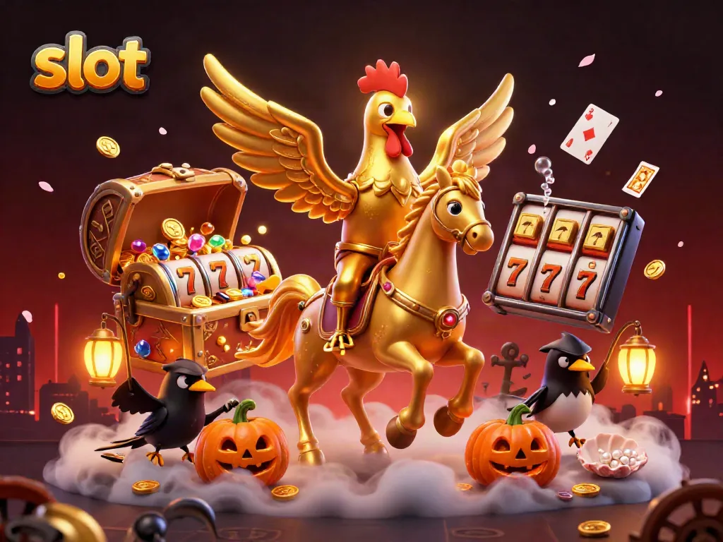 Experience thrilling slots with vibrant characters in a mystical casino scene.