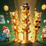 Experience thrilling wins with au payid pokies featuring vibrant animated characters and crypto elements.